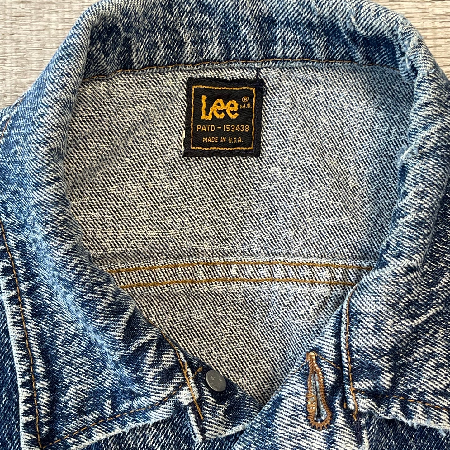Vintage Lee Riders Denim Jacket Size Medium