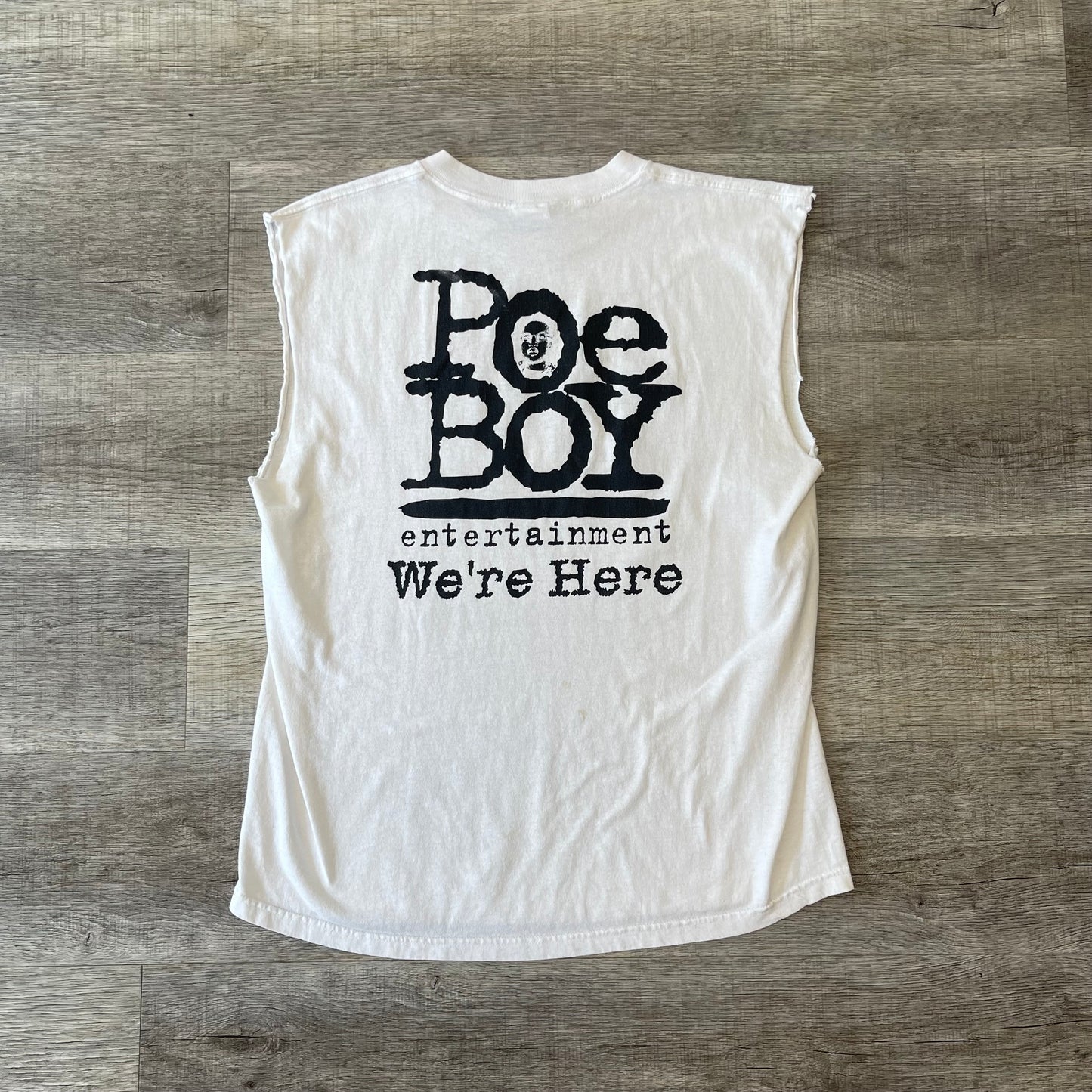 Vintage Y2K Poe Boy Entertainment Sleeveless Rap Tee Size Large
