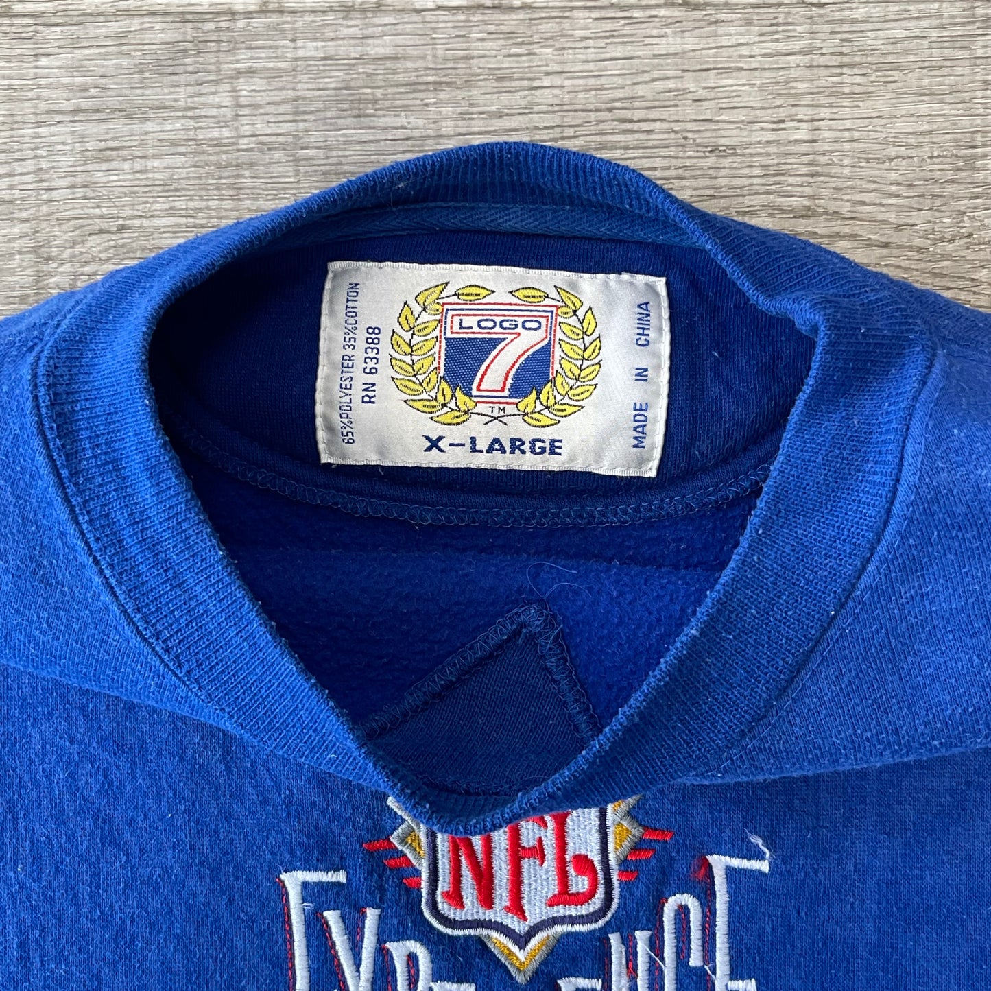 Vintage 1992 Buffalo Bills Logo 7 Sweatshirt Size XL