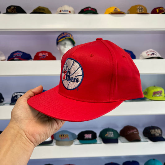 Vintage 1990s NBA Philadelphia 76ers Twill Snap Back