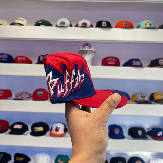 Vintage 1990s Buffalo Bills Jagged Edge Snap Back