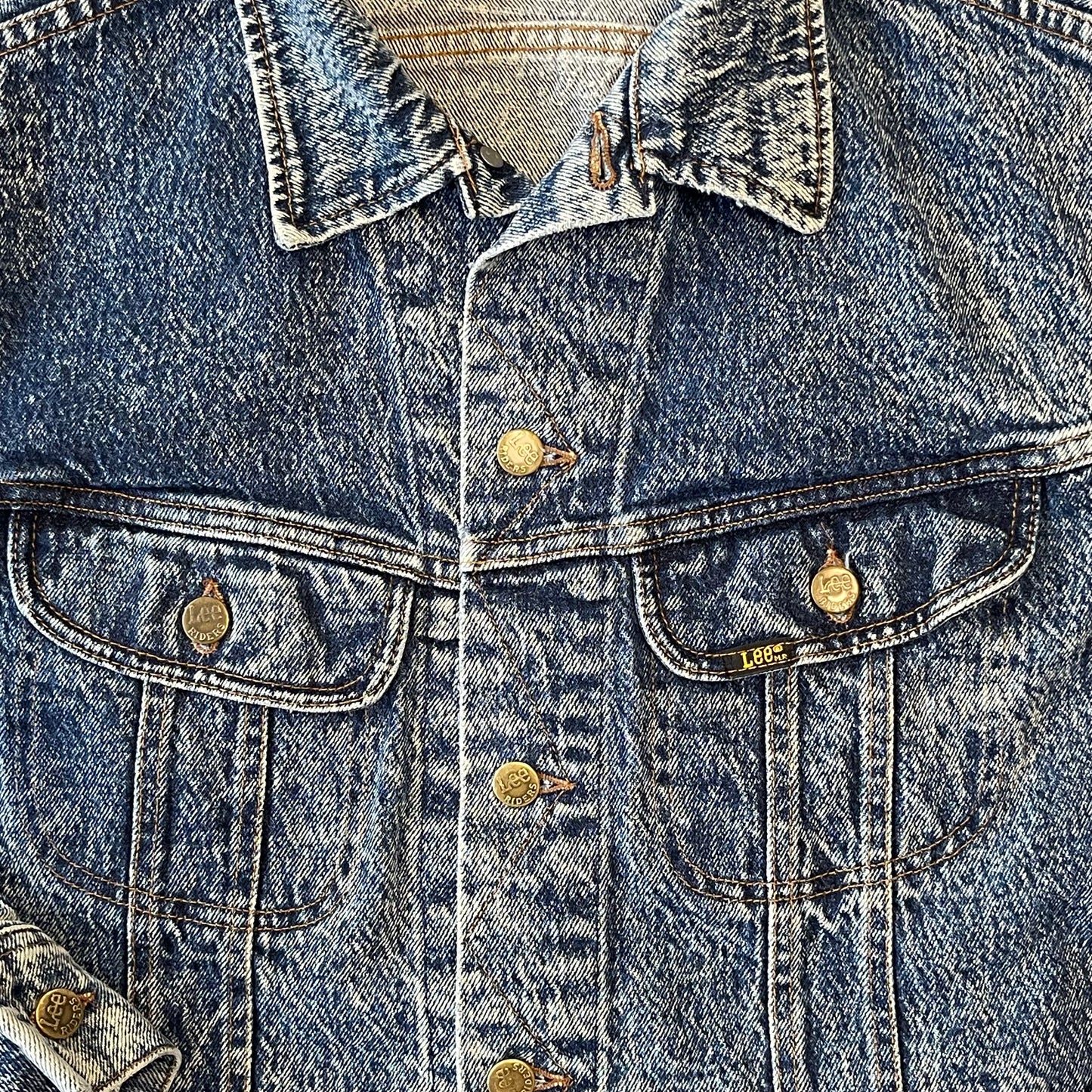 Vintage Lee Riders Denim Jacket Size Medium