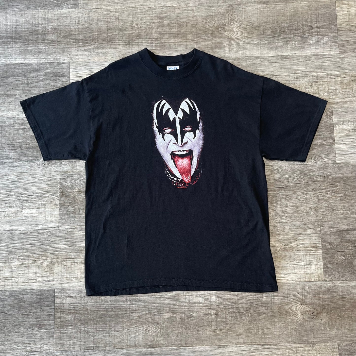 Vintage 2002 Kiss T-shirt Gene Simmons Hard Glam Rock and Roll Band Tee XL