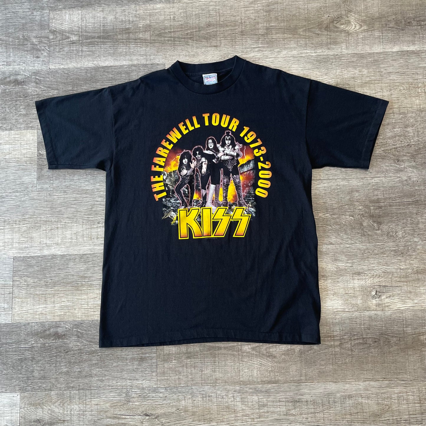 Vintage KISS - THE FAREWELL TOUR, 1973-2000 T-Shirt Size XL