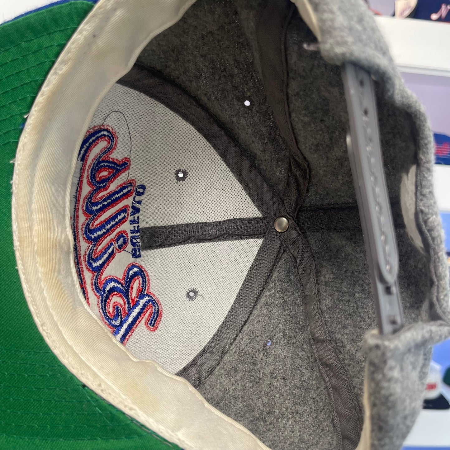 Vintage 1990s NFL Buffalo Bills Wool Starter Script Snap Back