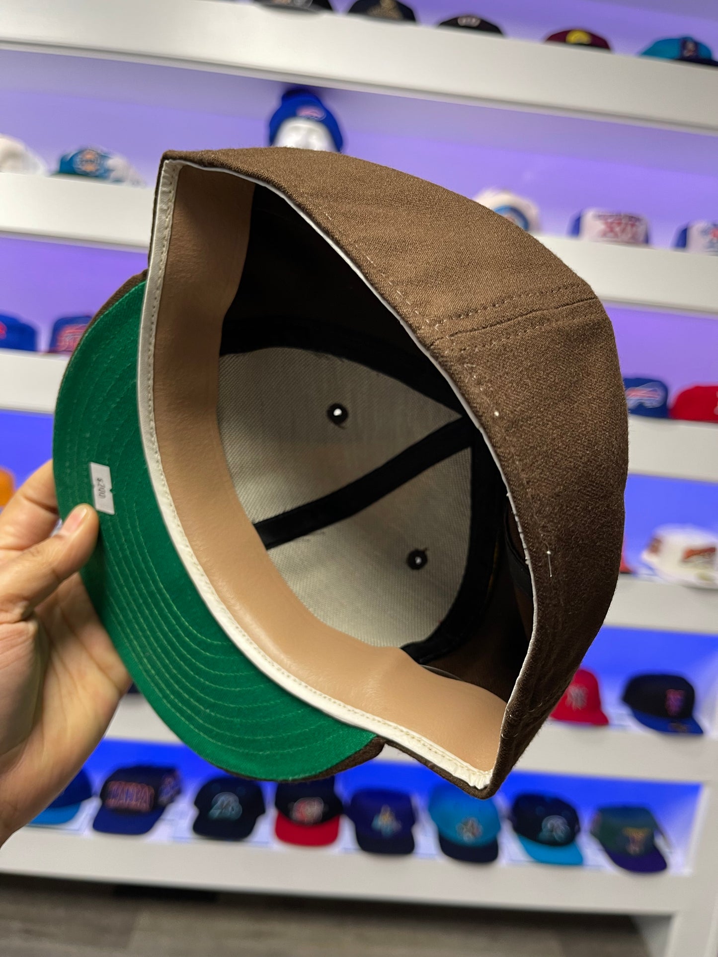 San Diego Padres Taco Bell New Era Lana Nylon Tamaño ajustado 7 1/2