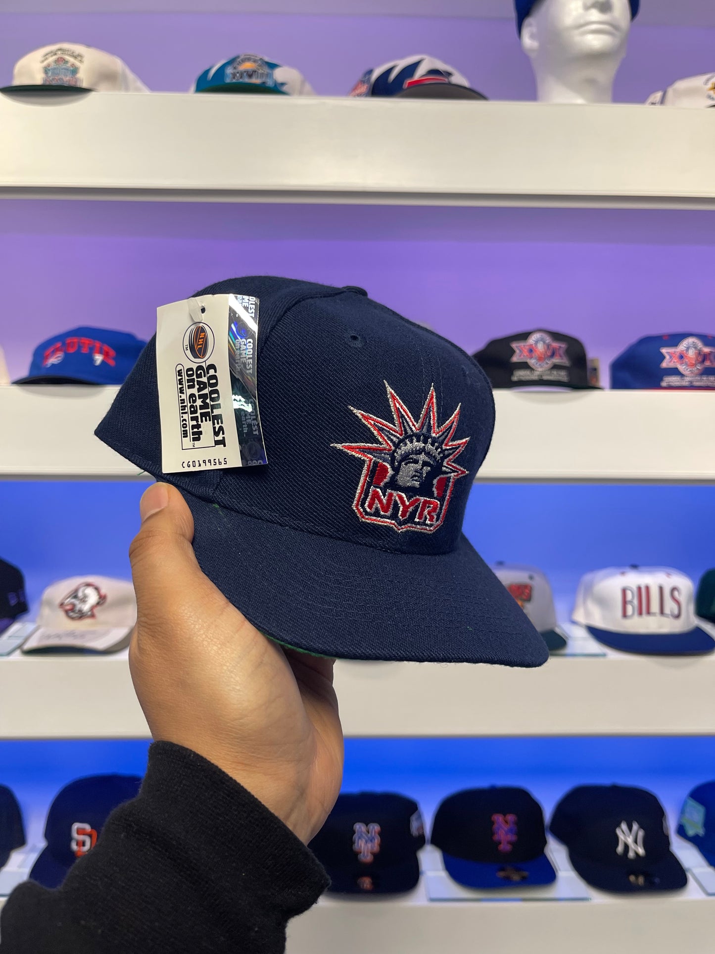 1990s New York Rangers Snap Back New with Tags