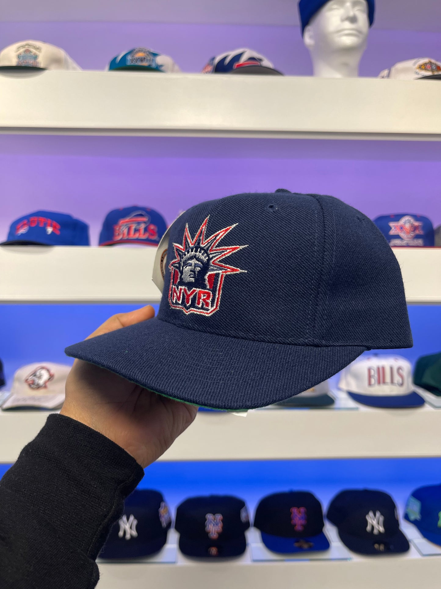 1990s New York Rangers Snap Back New with Tags
