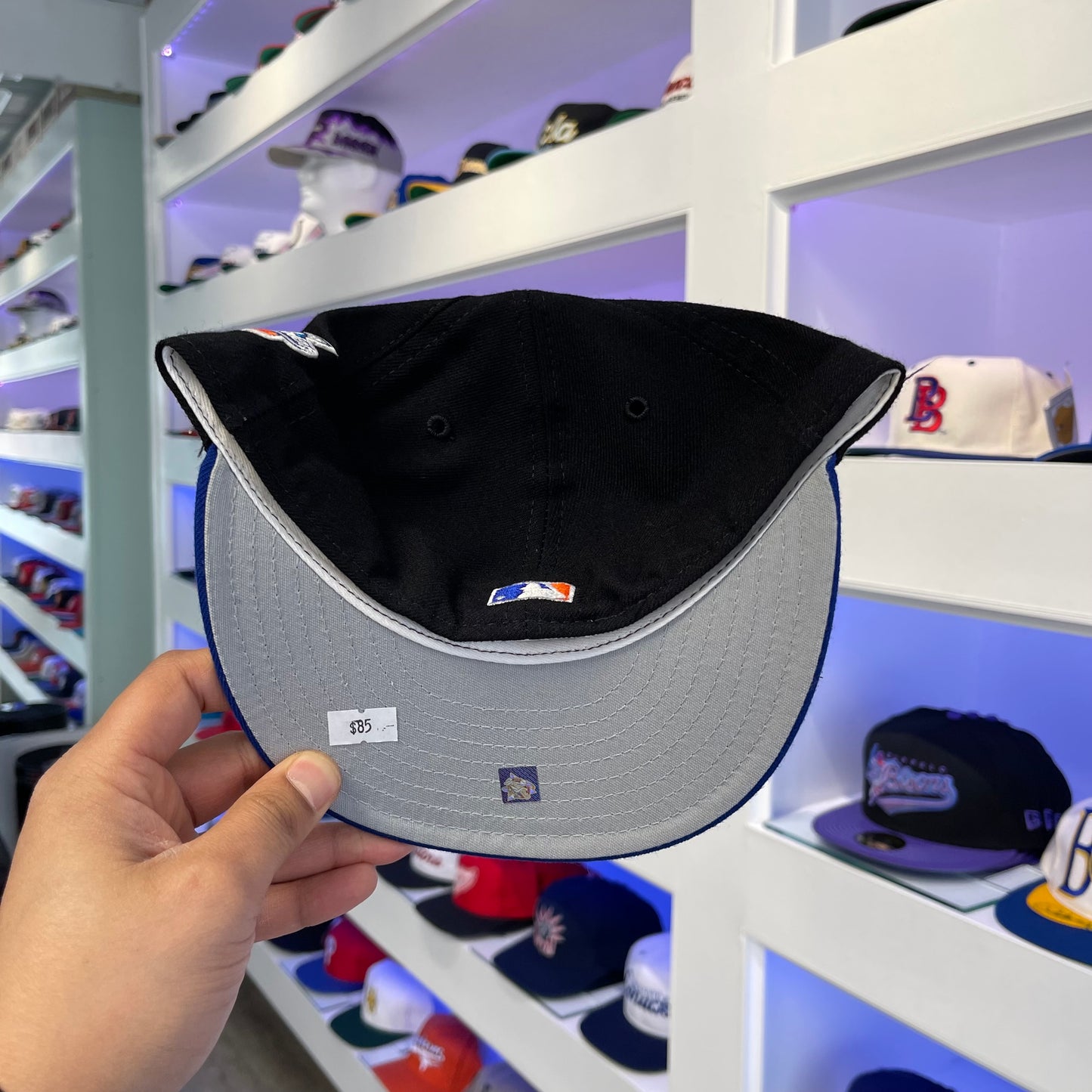2000 Mets de Nueva York Serie Mundial 59fifty Lana Tamaño ajustado 7 1/2