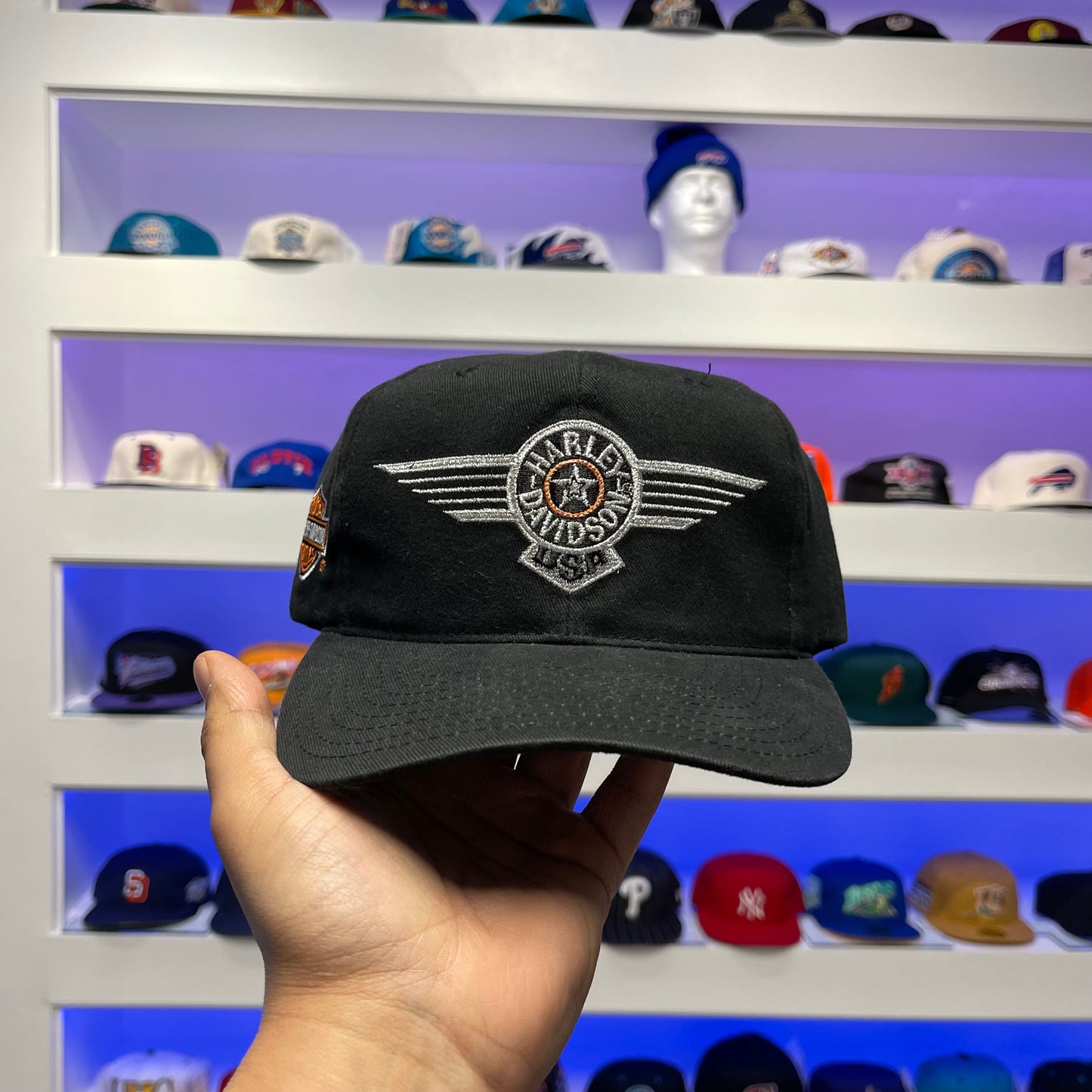 Vintage Harley Davidson Fat Boy Snap Volver