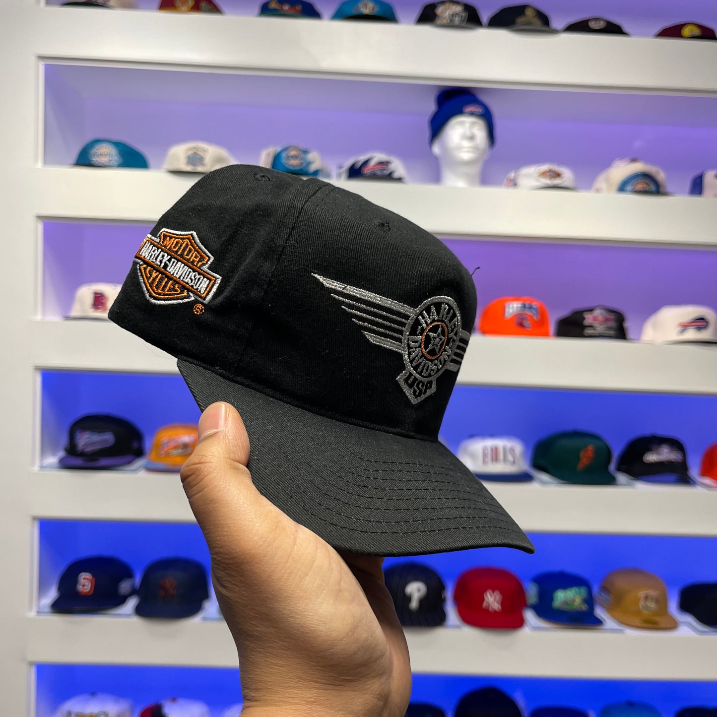 Vintage Harley Davidson Fat Boy Snap Volver