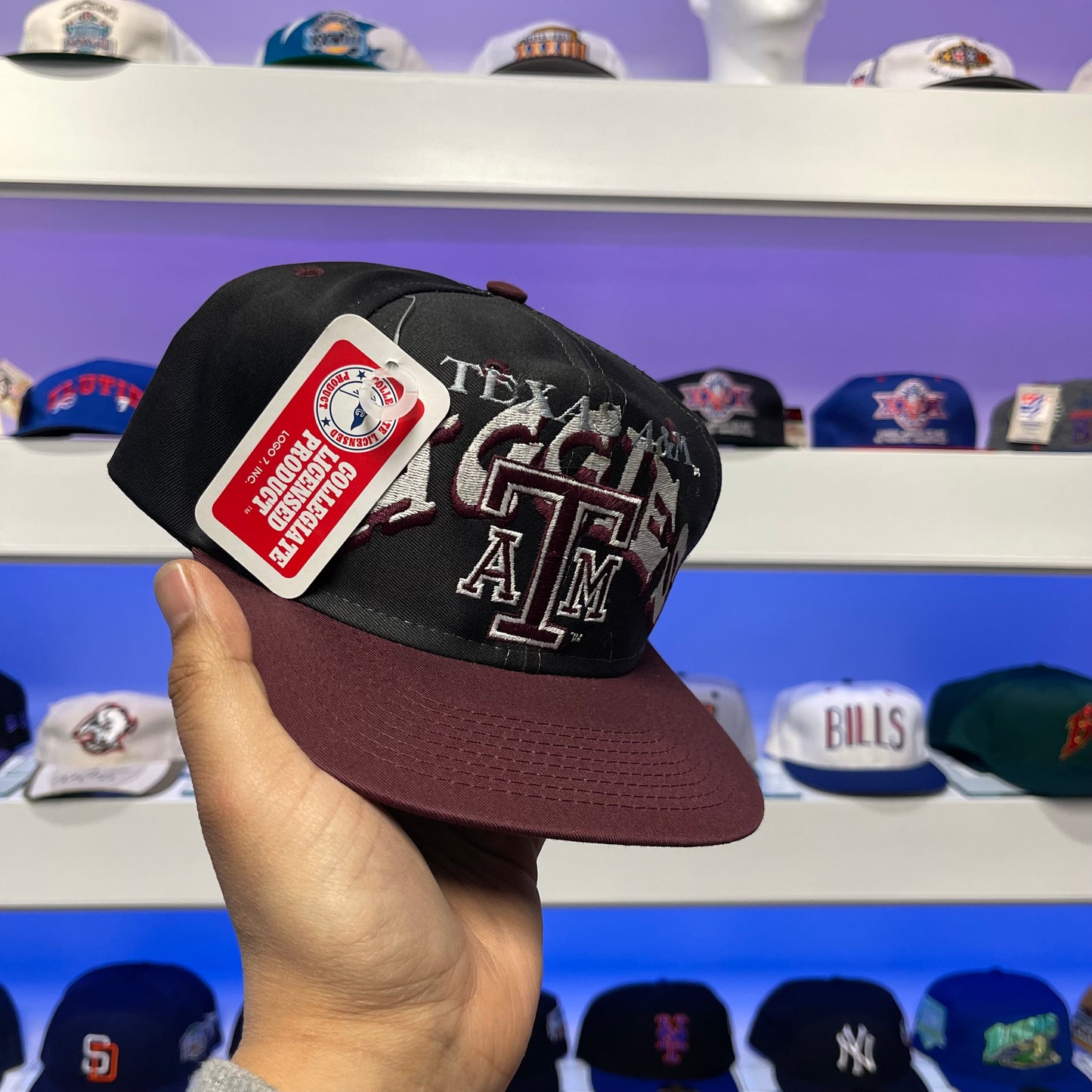 1990s NCAA Texas A&M Aggies Snap Back New with Tags