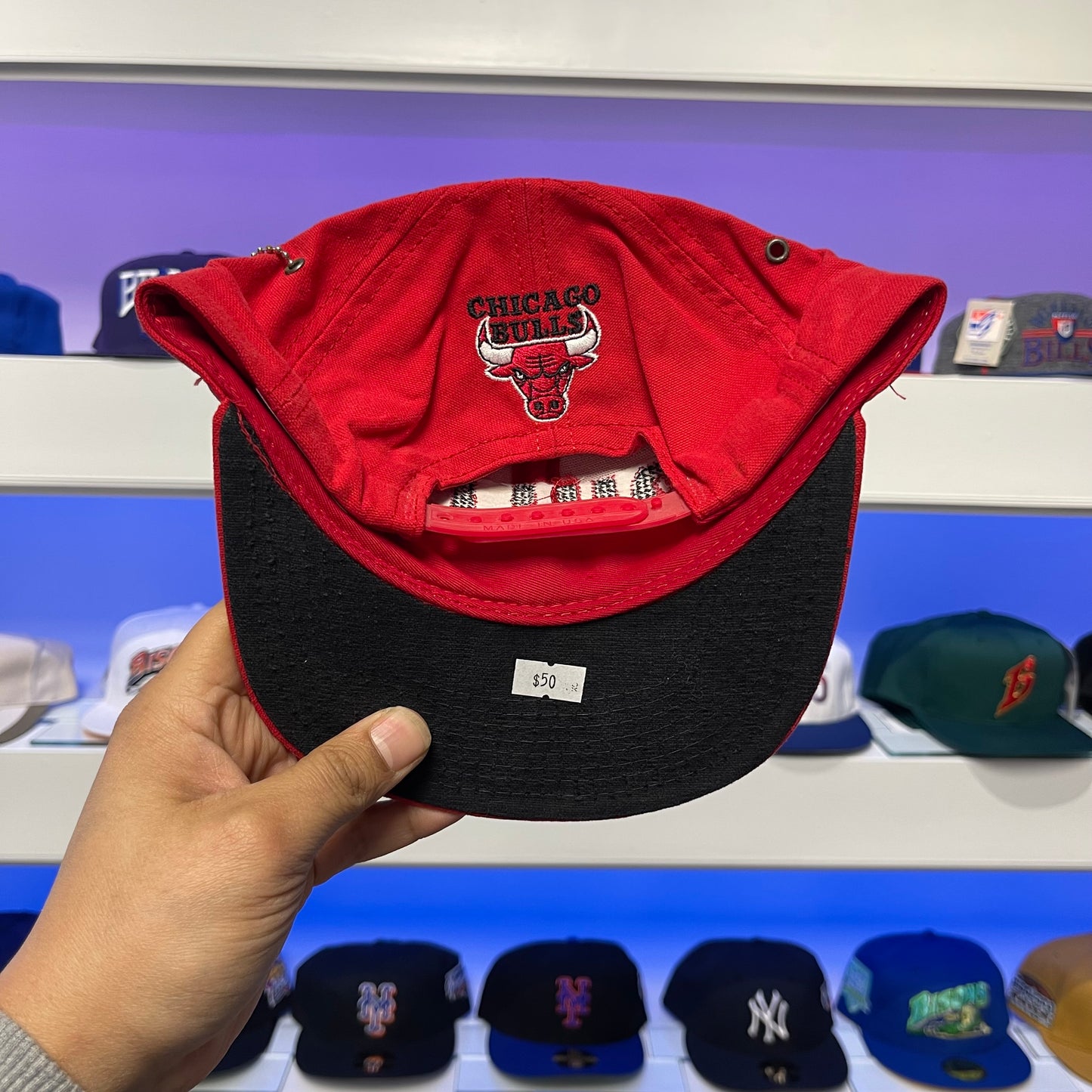 1990s Chicago Bulls Sports Specialties Snap Back New with Tags