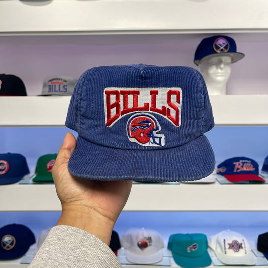 Vintage 1990s NFL Buffalo Bills Corduroy Snap Back