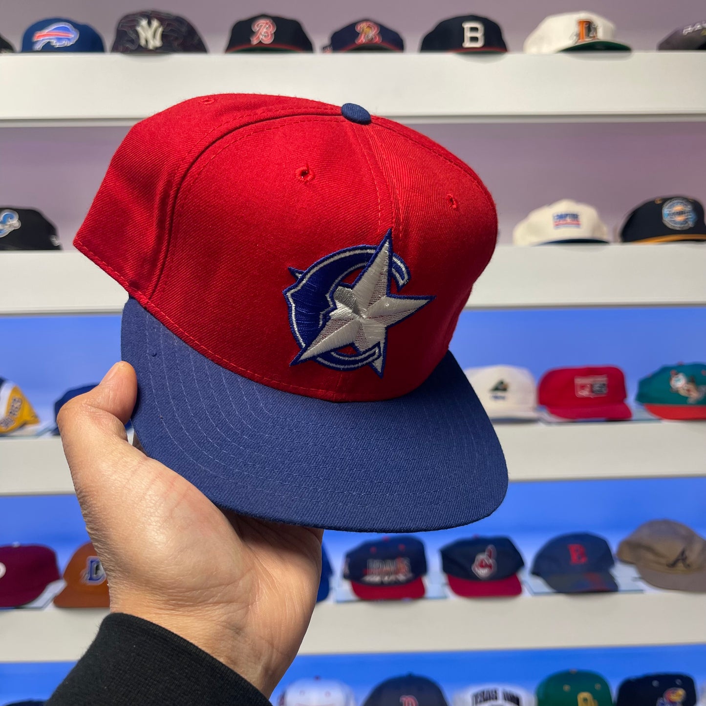 Vintage MiLB Charlotte Rangers Wool Snap Back