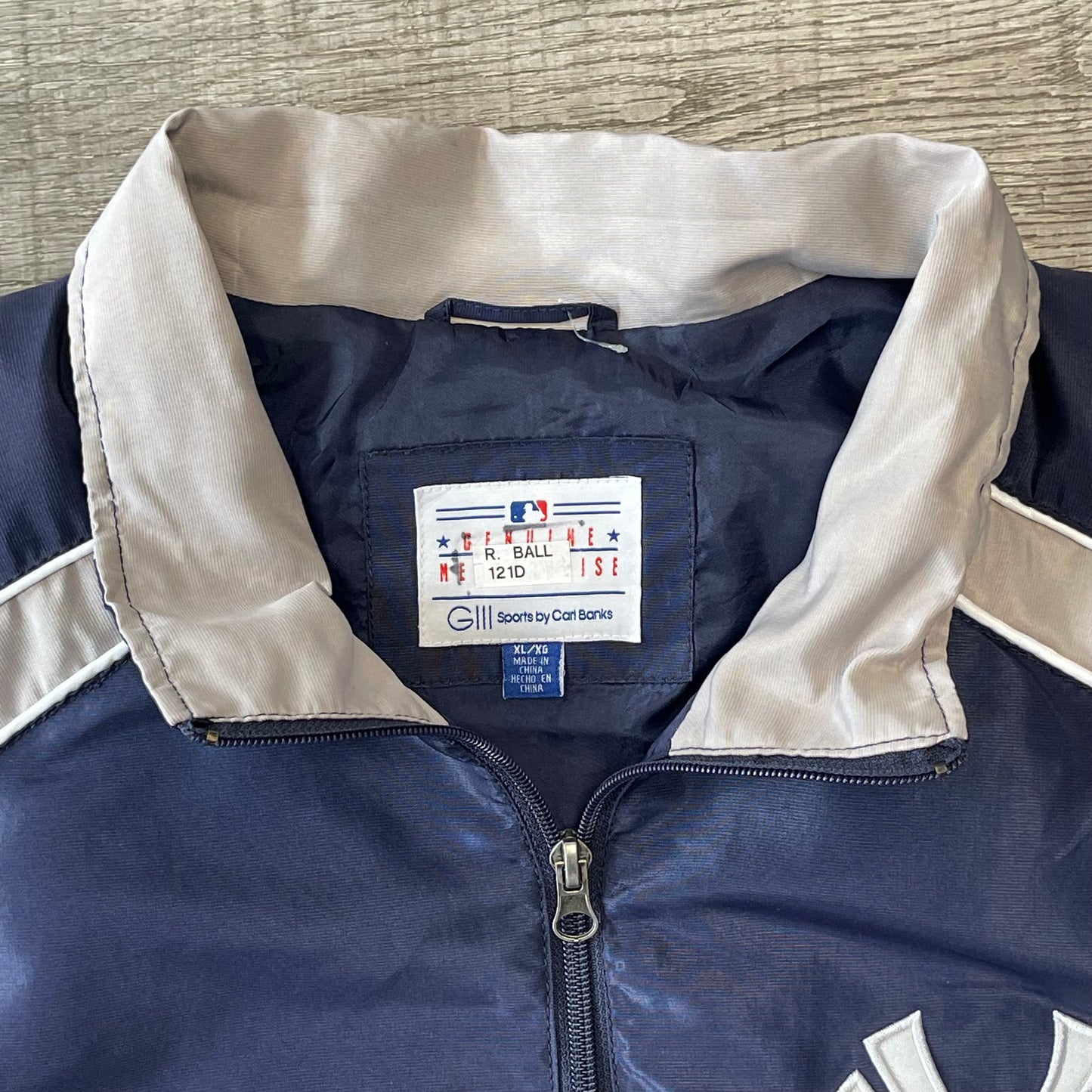 Vintage New York Yankees Windbreaker Jacket Size XL