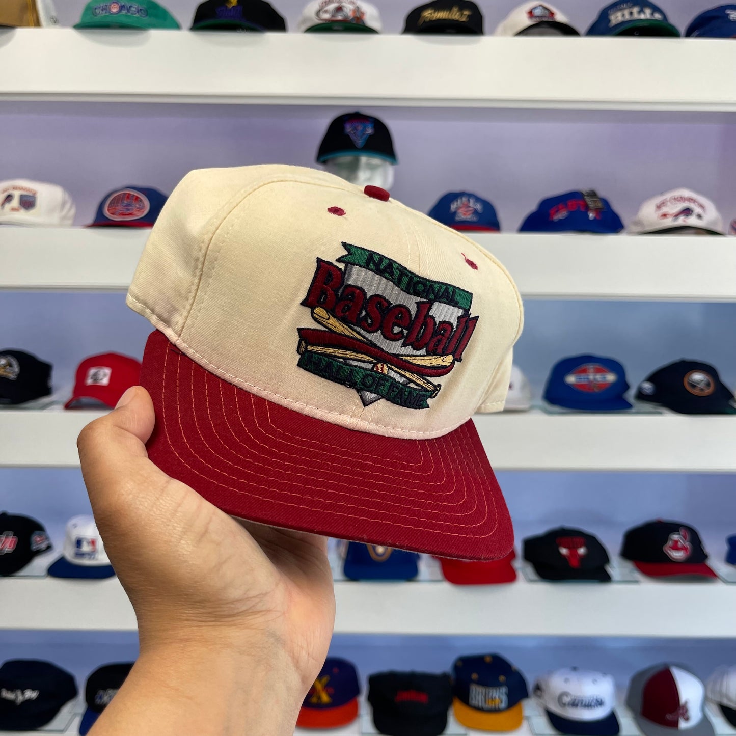 Vintage 1990s National Baseball Hall of Fame Wool Snap Back