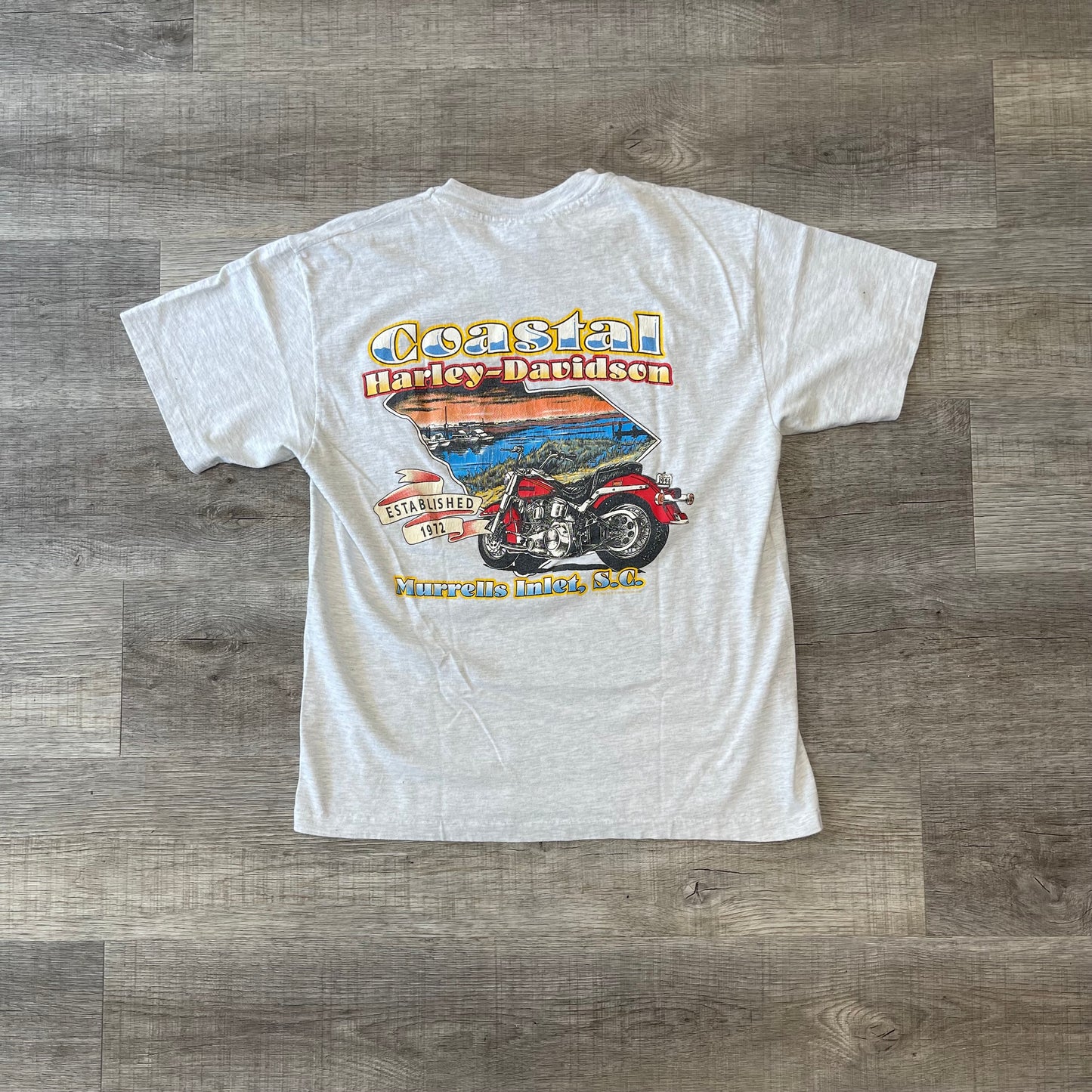 1994 Harley Davidson Grey T-Shirt Size Medium