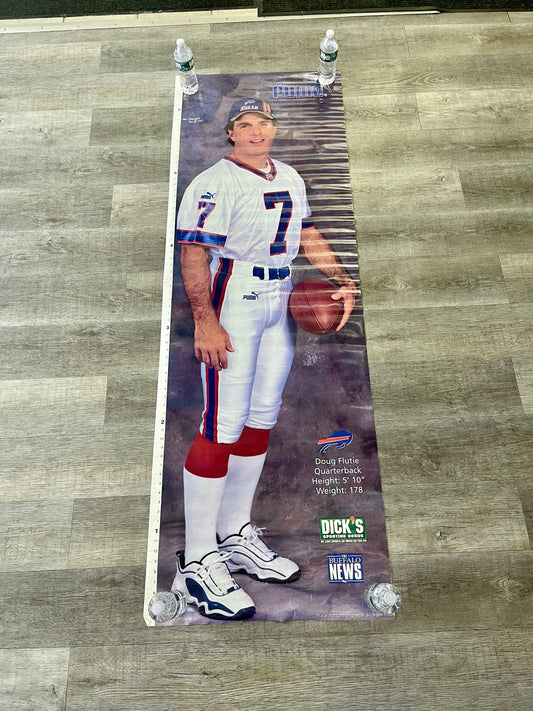 Vintage Doug Flutie Buffalo Bills NFL Poster