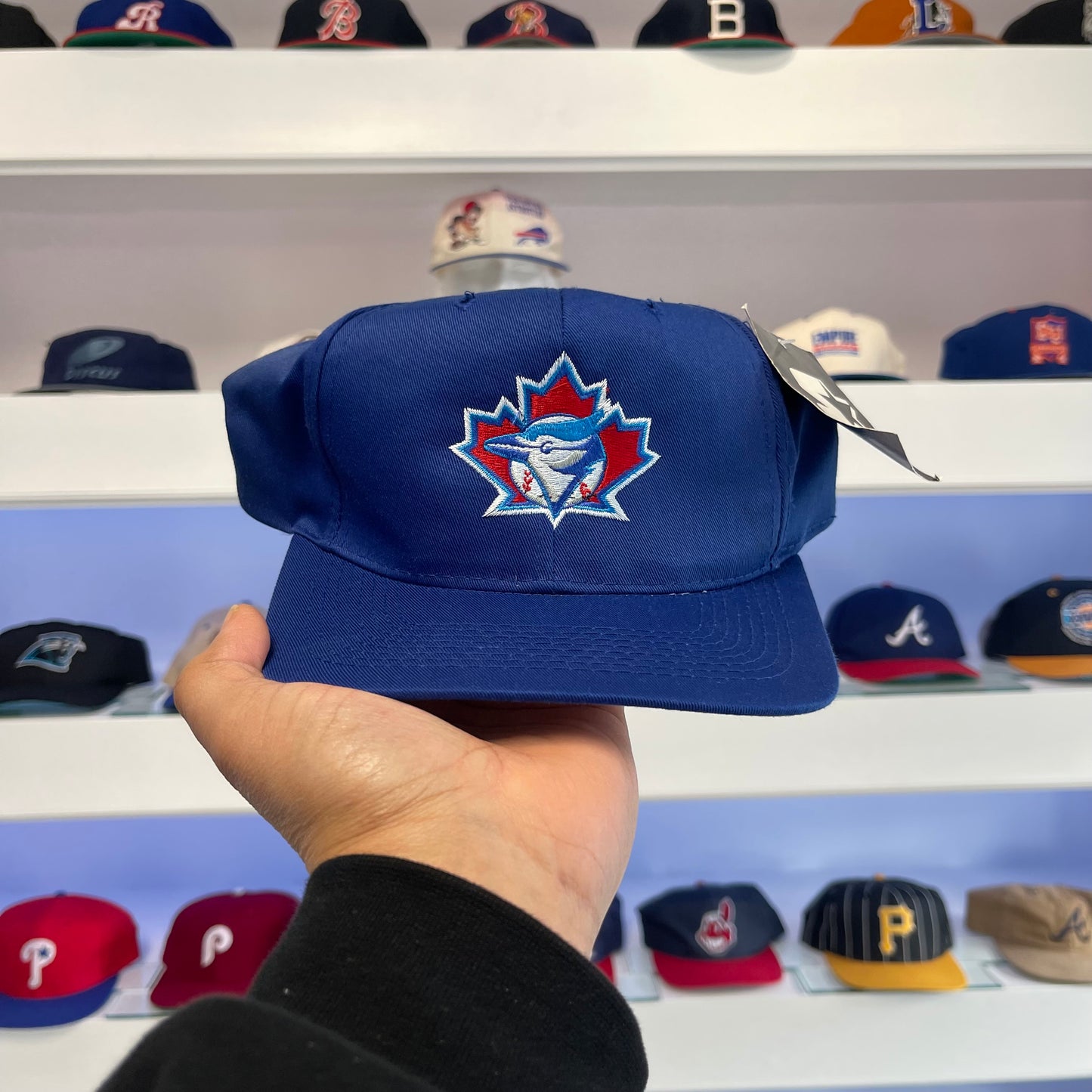 Vintage 1990s Toronto Blue Jays Starter Twill Snap Back New with Tags