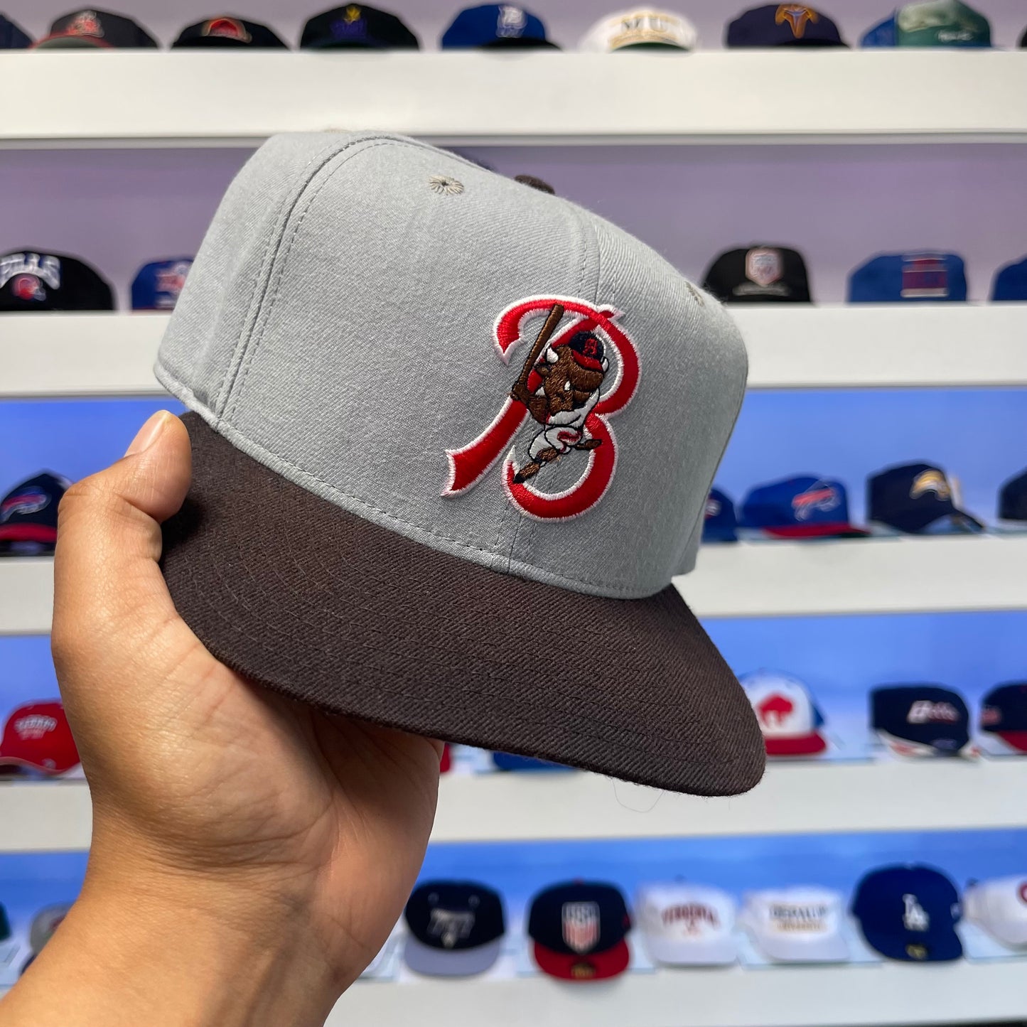 Vintage 1990s MiLB Buffalo Bisons Wool Snap Back