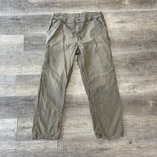 Vintage 1990s Carhartt Khaki Pants Size 38x34