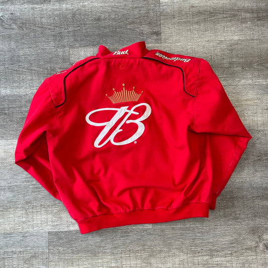 Vintage Budweiser NASCAR Racing Jacket Dale Earnhardt Jr Chase Authentics Size XL
