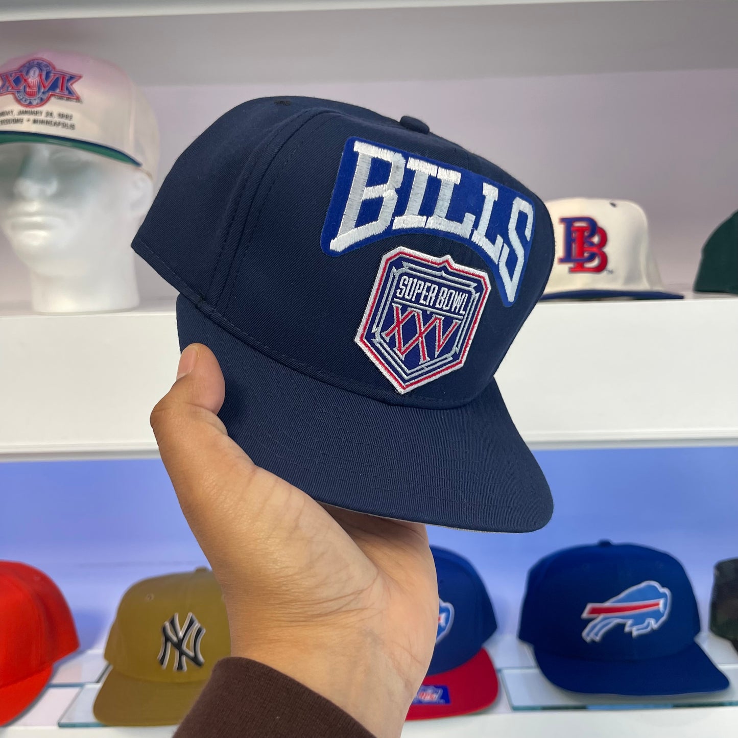 1991 Buffalo Bills Vs New York Giants Super Bowl XXV Wool Snap Back