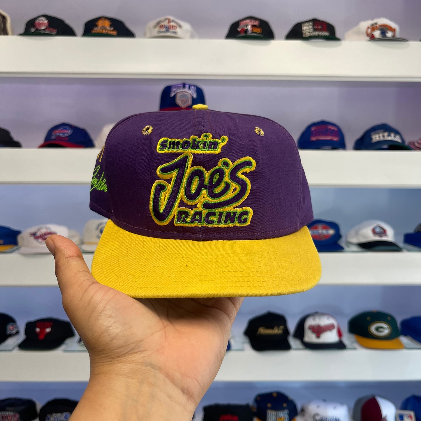Vintage 1990s Camel Smokin’ Joe’s NASCAR Snap Back