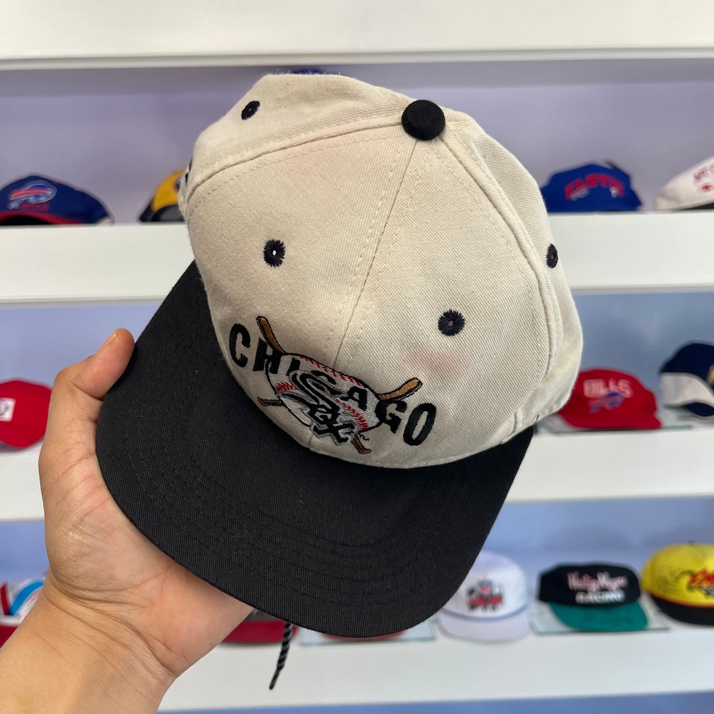 Vintage 1990s MLB Chicago White Sox Snap Back