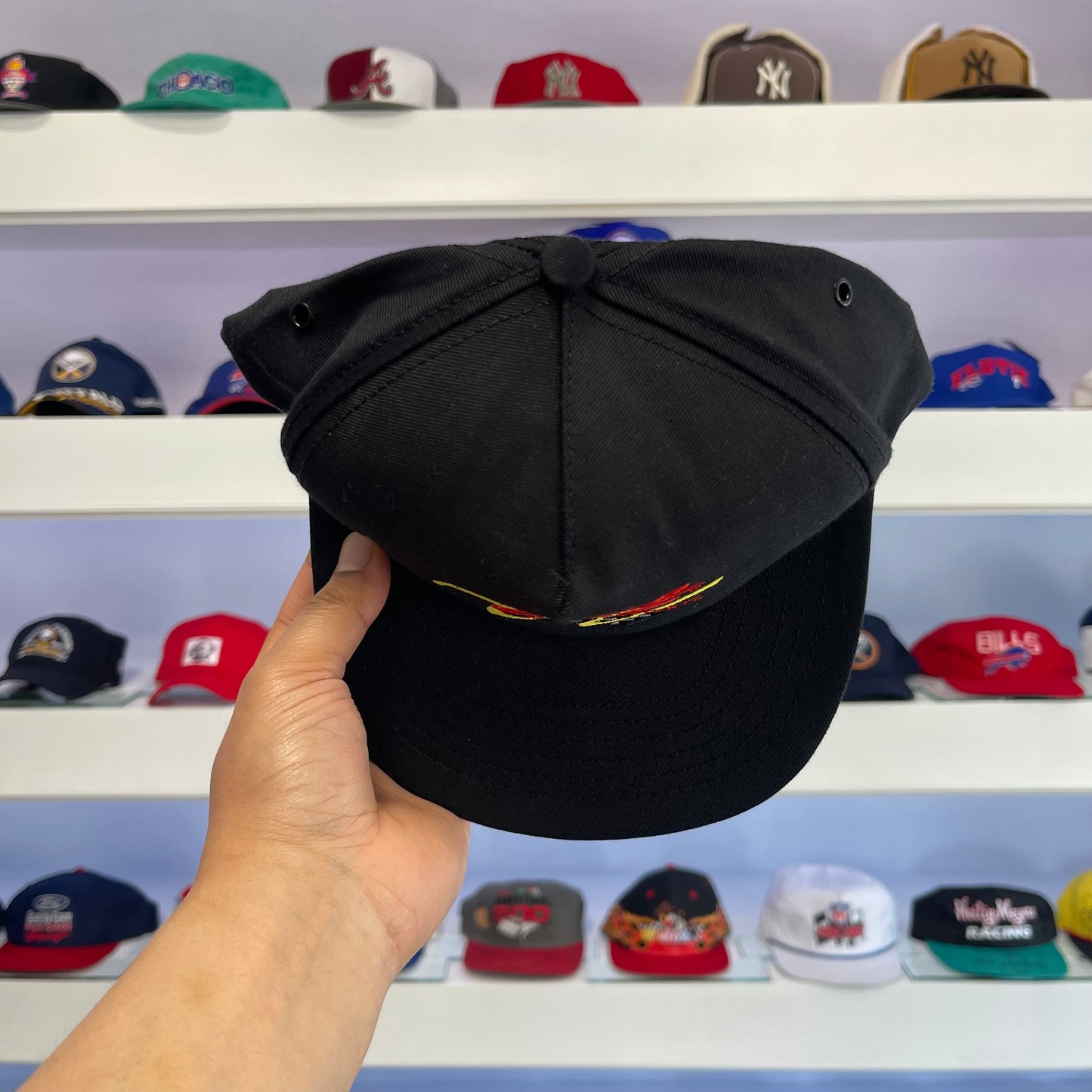 Vintage Caterpillar CAT Motorsports Twill Snap Back