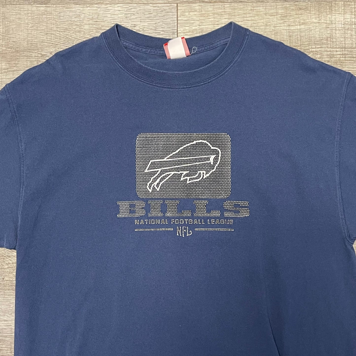 Vintage 2000s Buffalo Bills Navy Grey Logo y2k Shirt Size XL