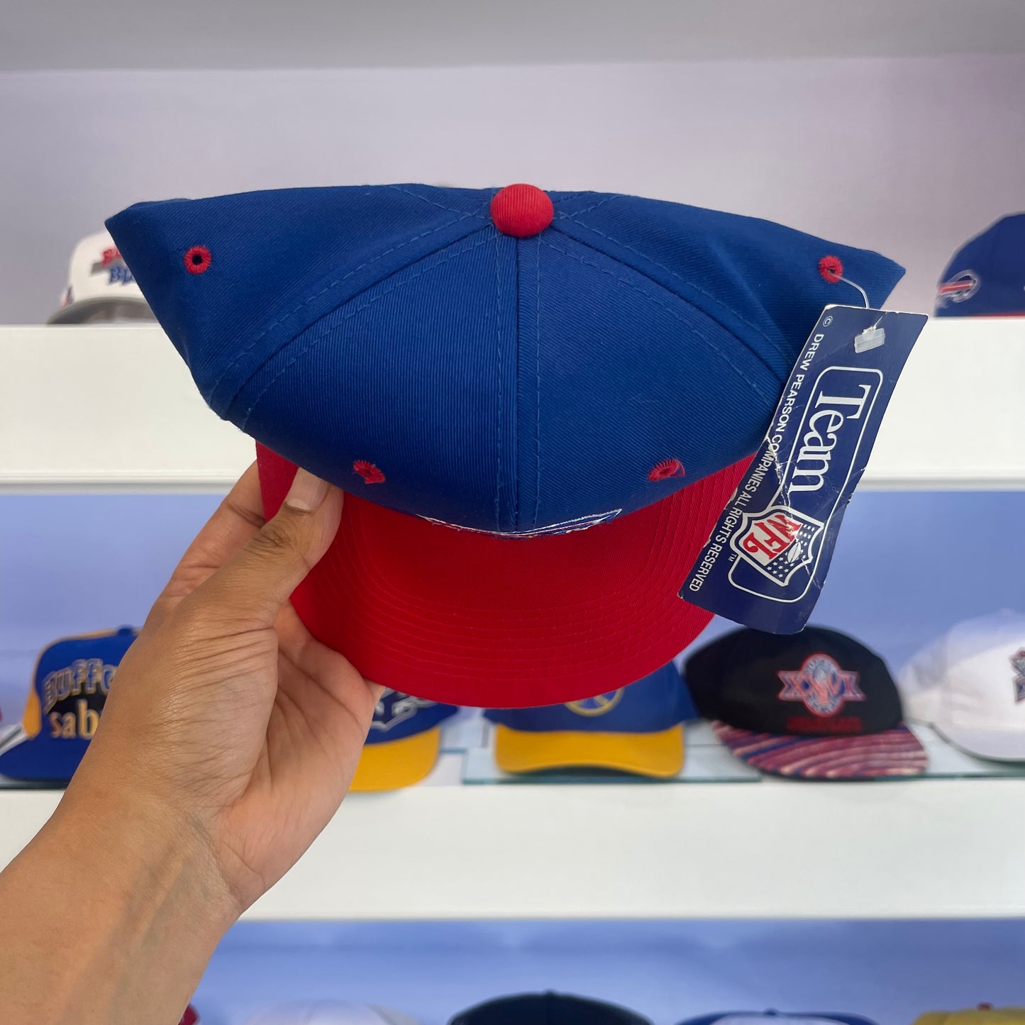Vintage Buffalo Bills Twill Snap Back New with Tags