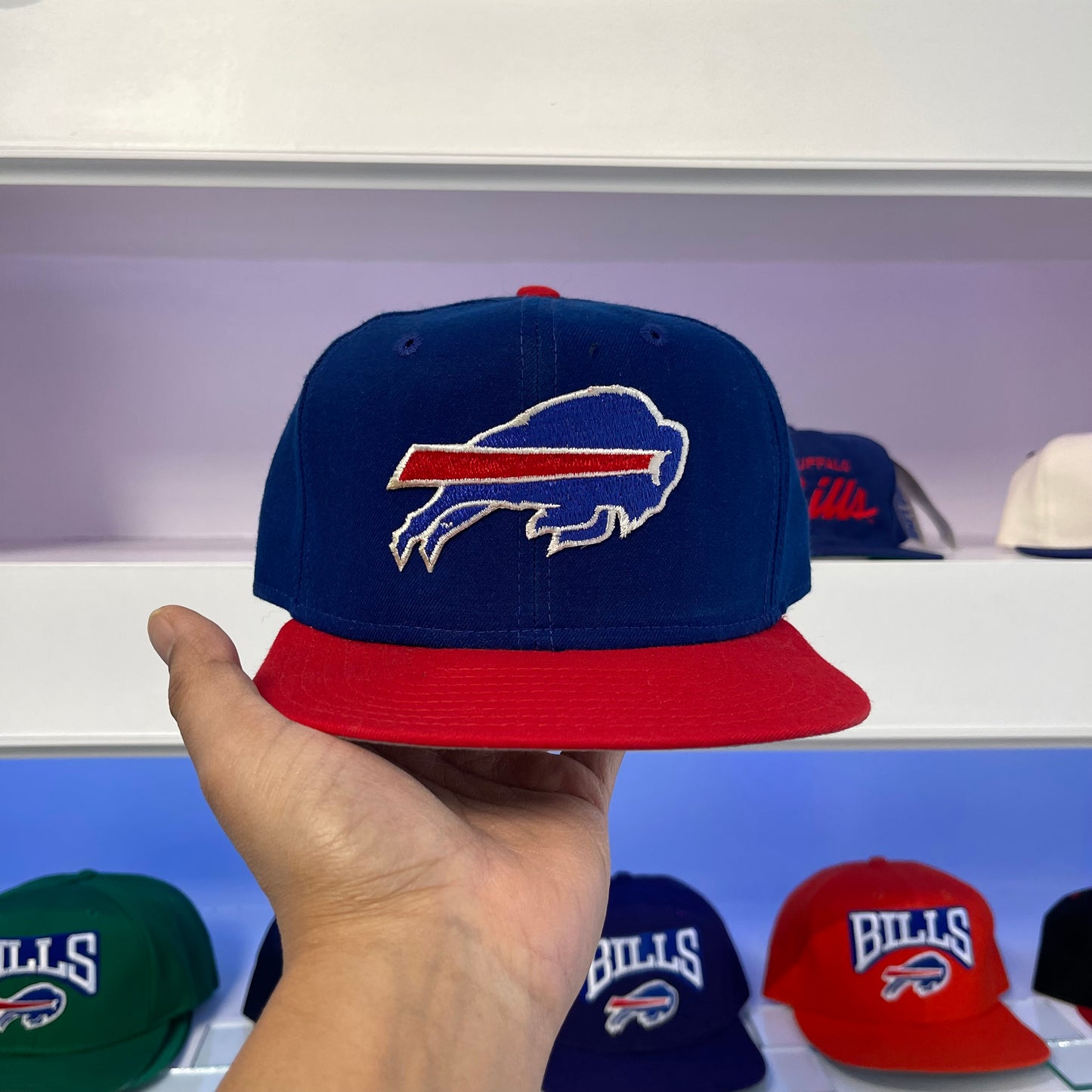 Vintage 1990s Buffalo Bills Wool New Era Snap Back