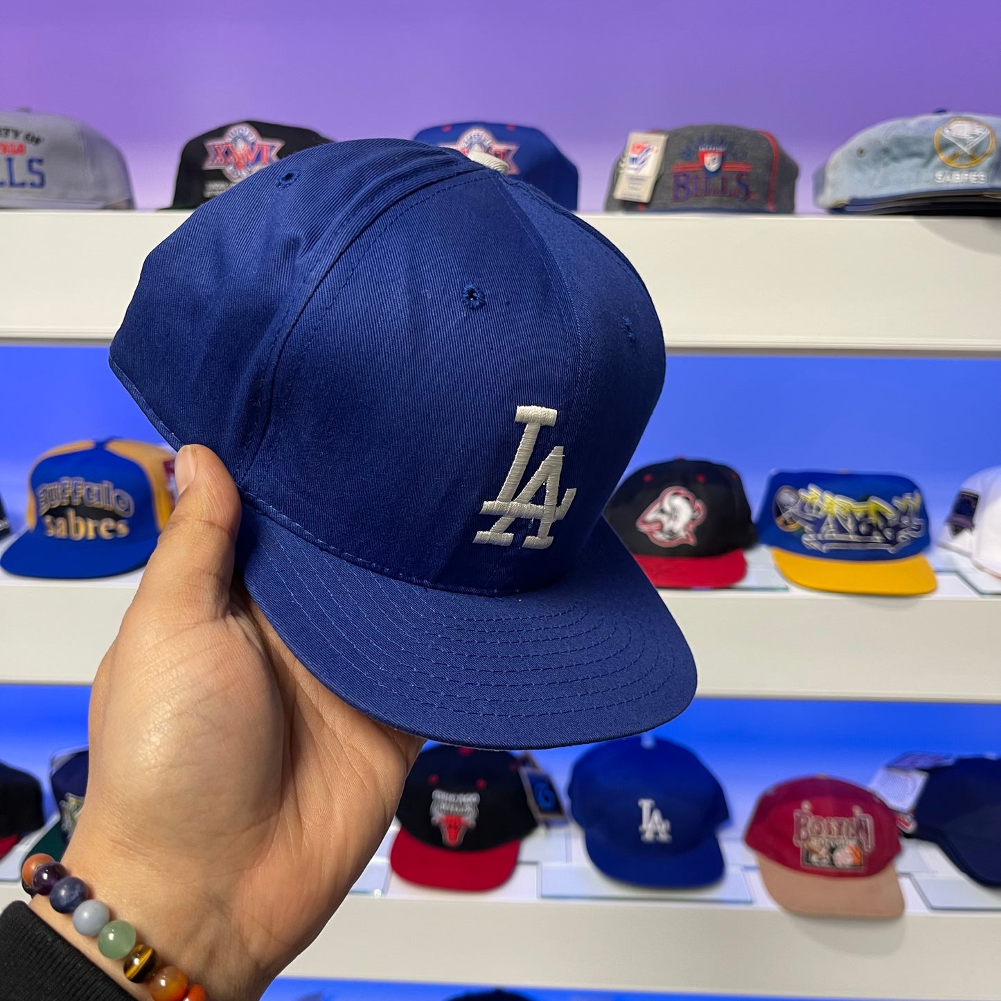 Vintage 1990s MLB Los Angeles Dodgers Youth Size Snap Back Dead Stock New