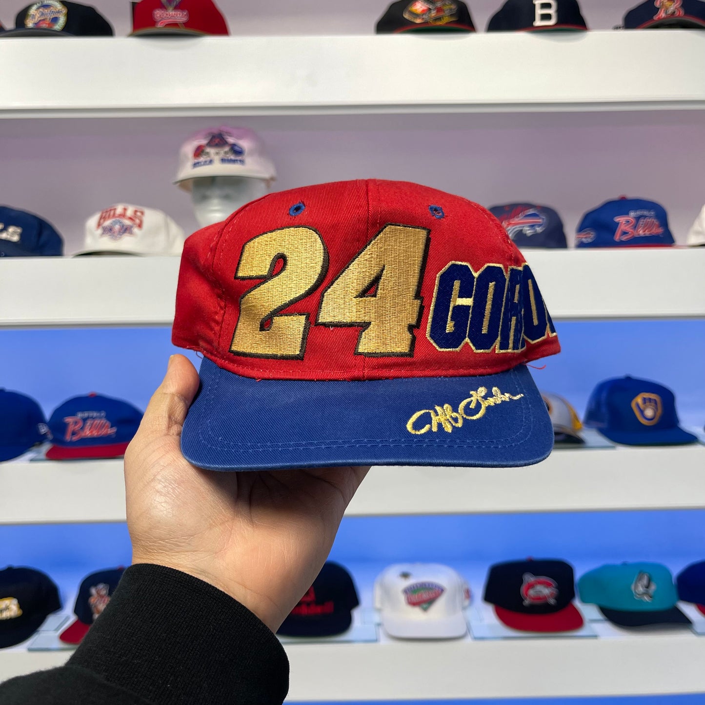Vintage 1990s Jeff Gordon NASCAR Twill Snap Back