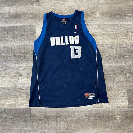 Vintage 2000s Dallas Mavericks Steve Nash Nike Jersey Size XXL