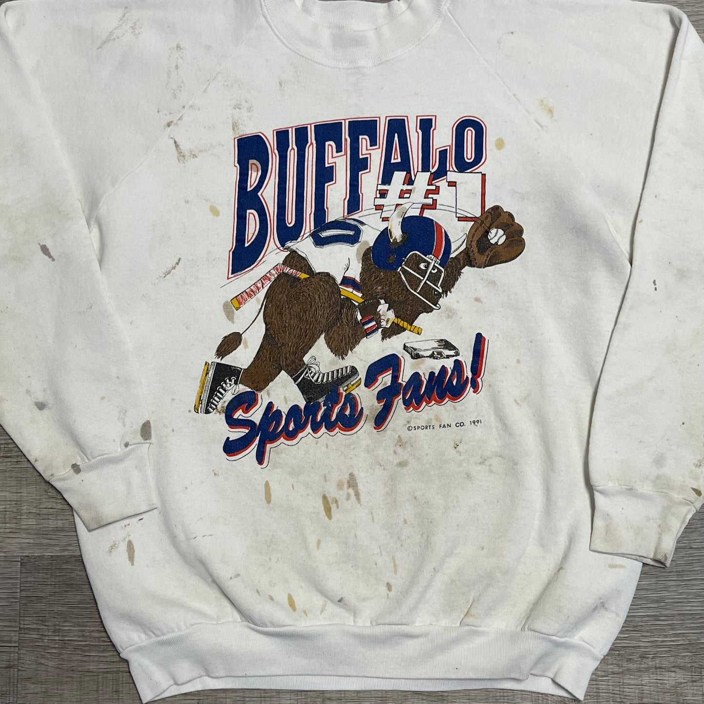 1991 Buffalo Bills Sweatshirt Size XL