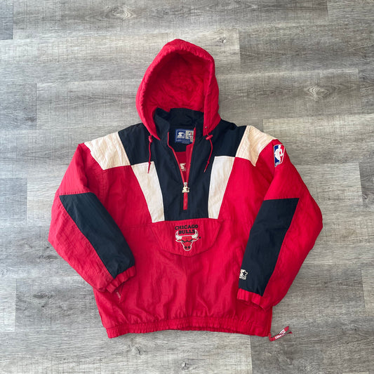 1990s Chicago Bulls Starter Pull Over Size XL