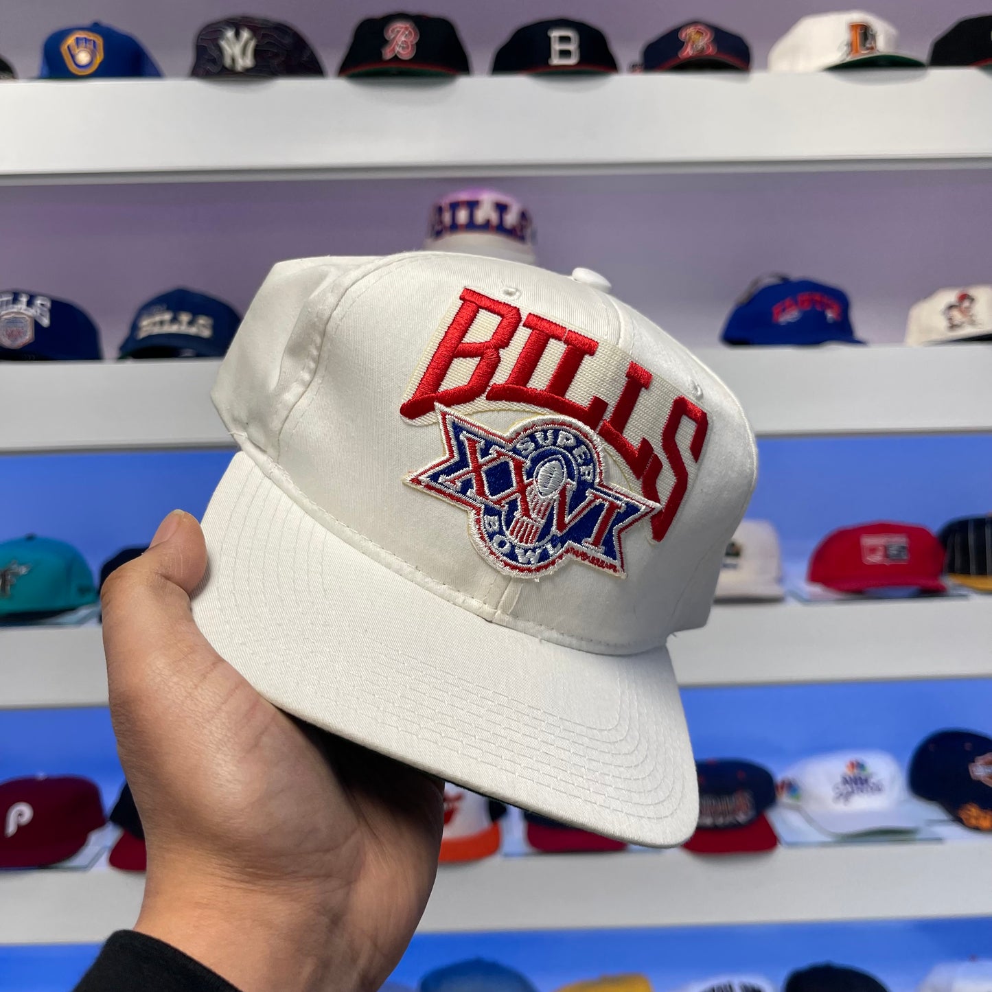 Vintage 1991 Buffalo Bills Super Bowl XXVI Twill Snap Back