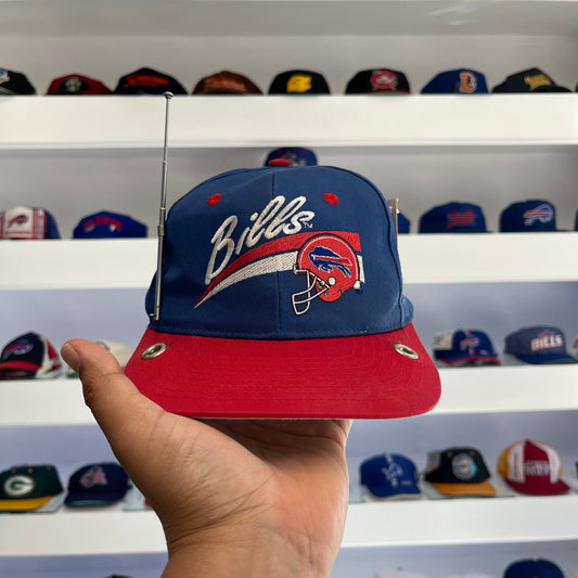 Vintage 1990s NFL Buffalo Bills Radio Hat Twill Dead Stock