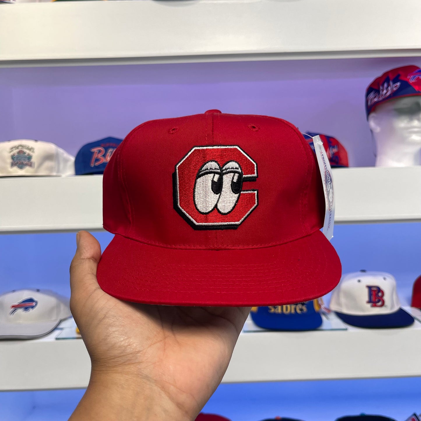 Vintage 90s Chattanooga Lookouts MiLB Twill Snap Back Dead Stock New