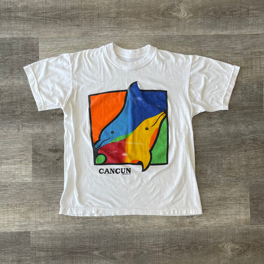 Vintage Cancun Mexico T Shirt Size Medium