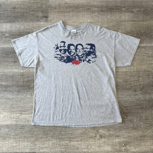 Vintage Buffalo Bills Mt Rushmore Shirt Size XL Thurman Thomas Bruce Smith Jim Kelly Bruce Smith