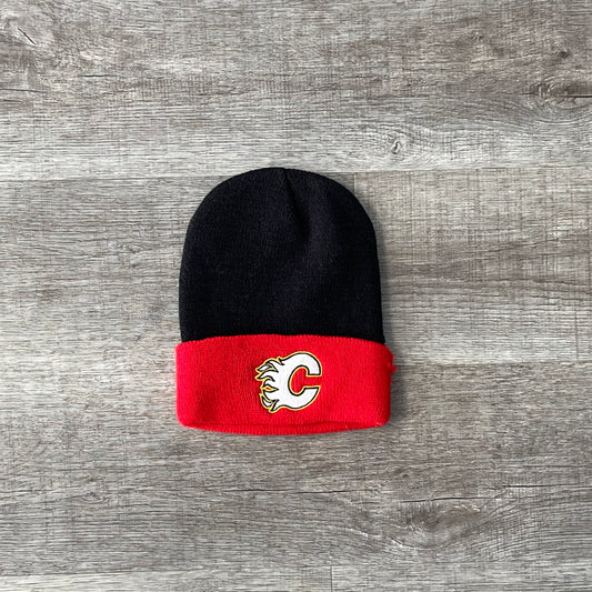 1990s Calgary Flames Knit Hat New