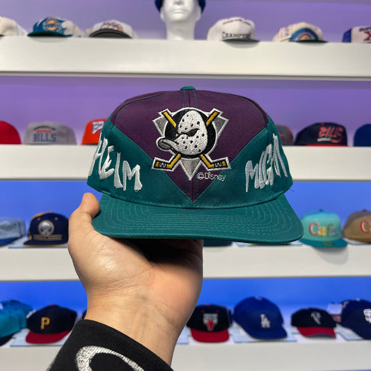 Vintage 1990s NHL Anaheim Ducks Twill Snap Back