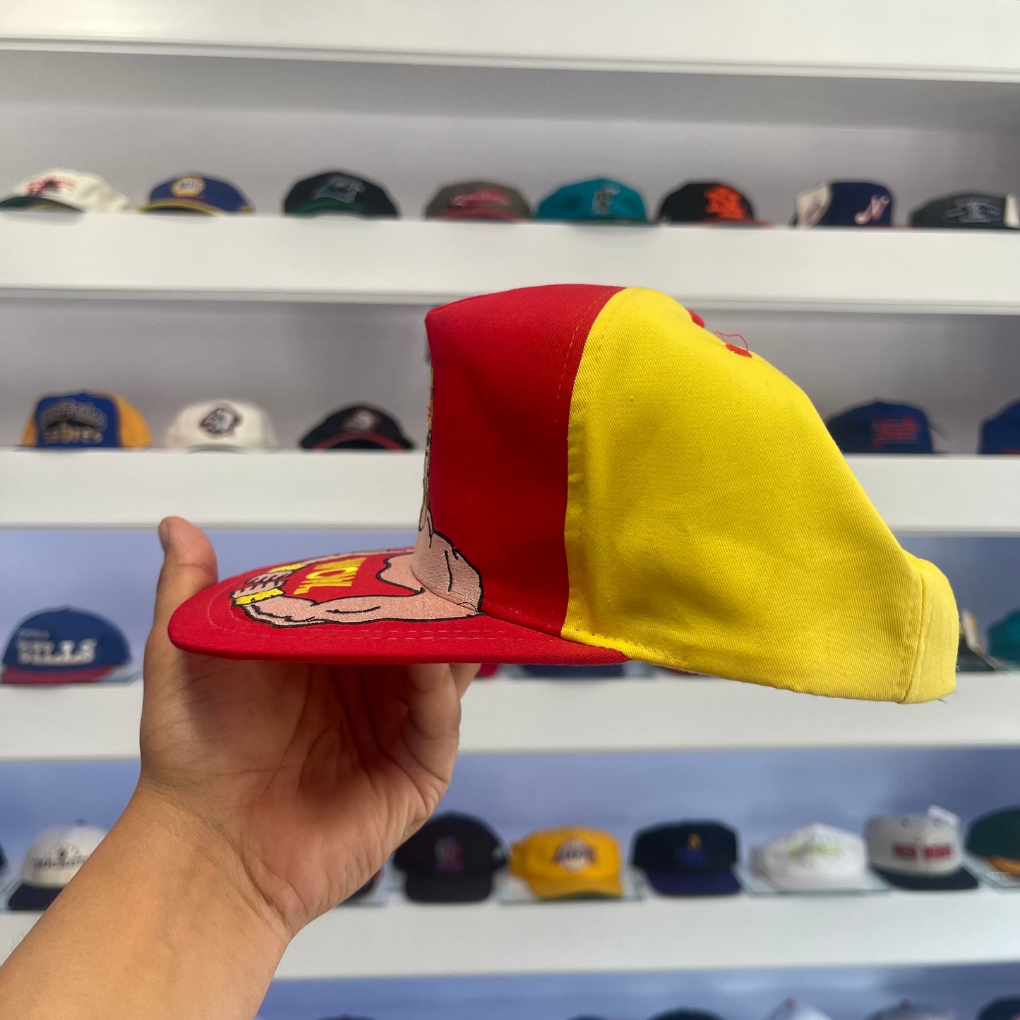 Vintage 1990s Hulk Hogan WCW Twill Snap Back