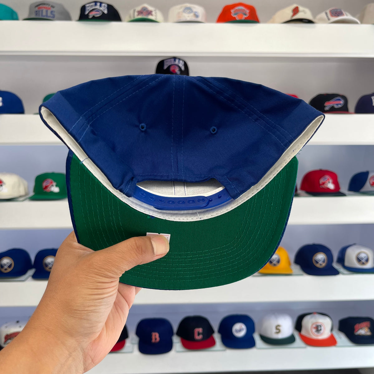 Vintage 1990s NFL New York Giants Twill Snap Back Dead Stock New