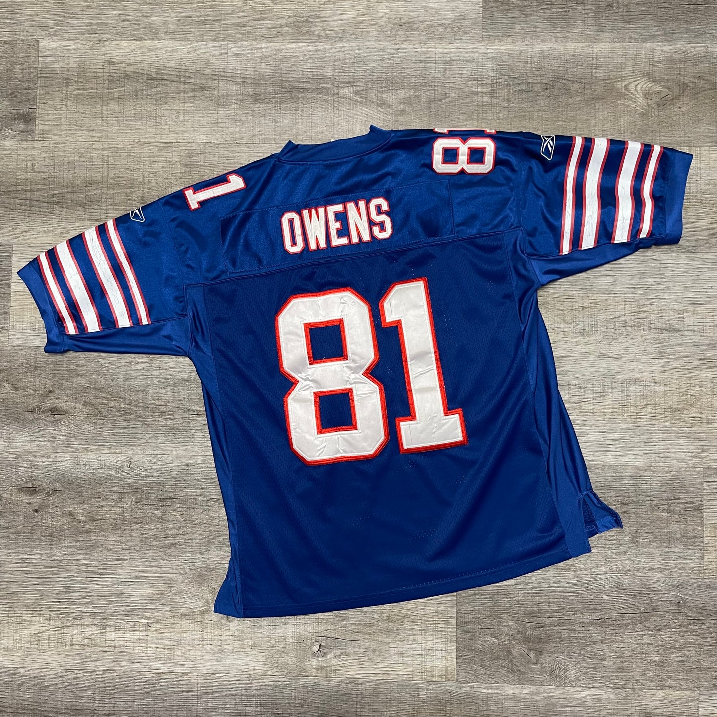 Vintage 2009 Terrell Owens 50th Anniversary Buffalo Bills Reebok Jersey Size XL