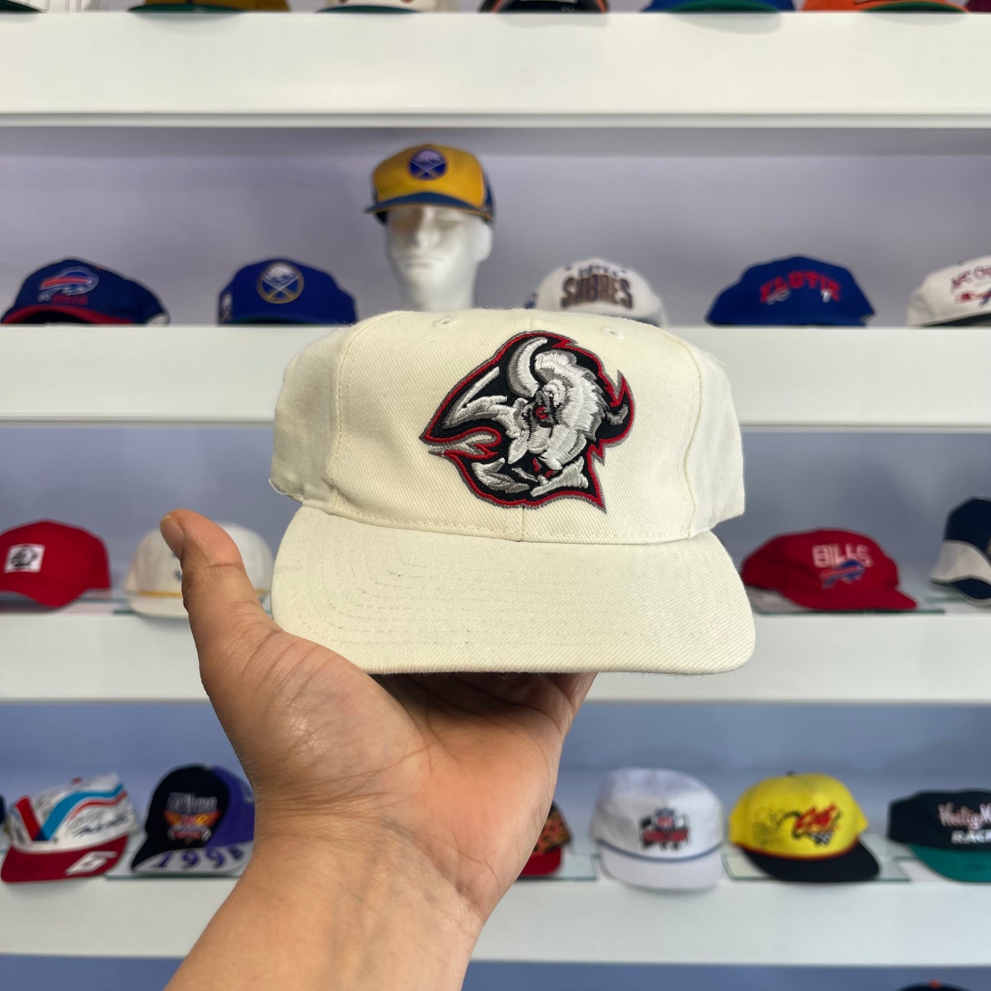 Vintage NHL Buffalo Sabres Goat Head Hat